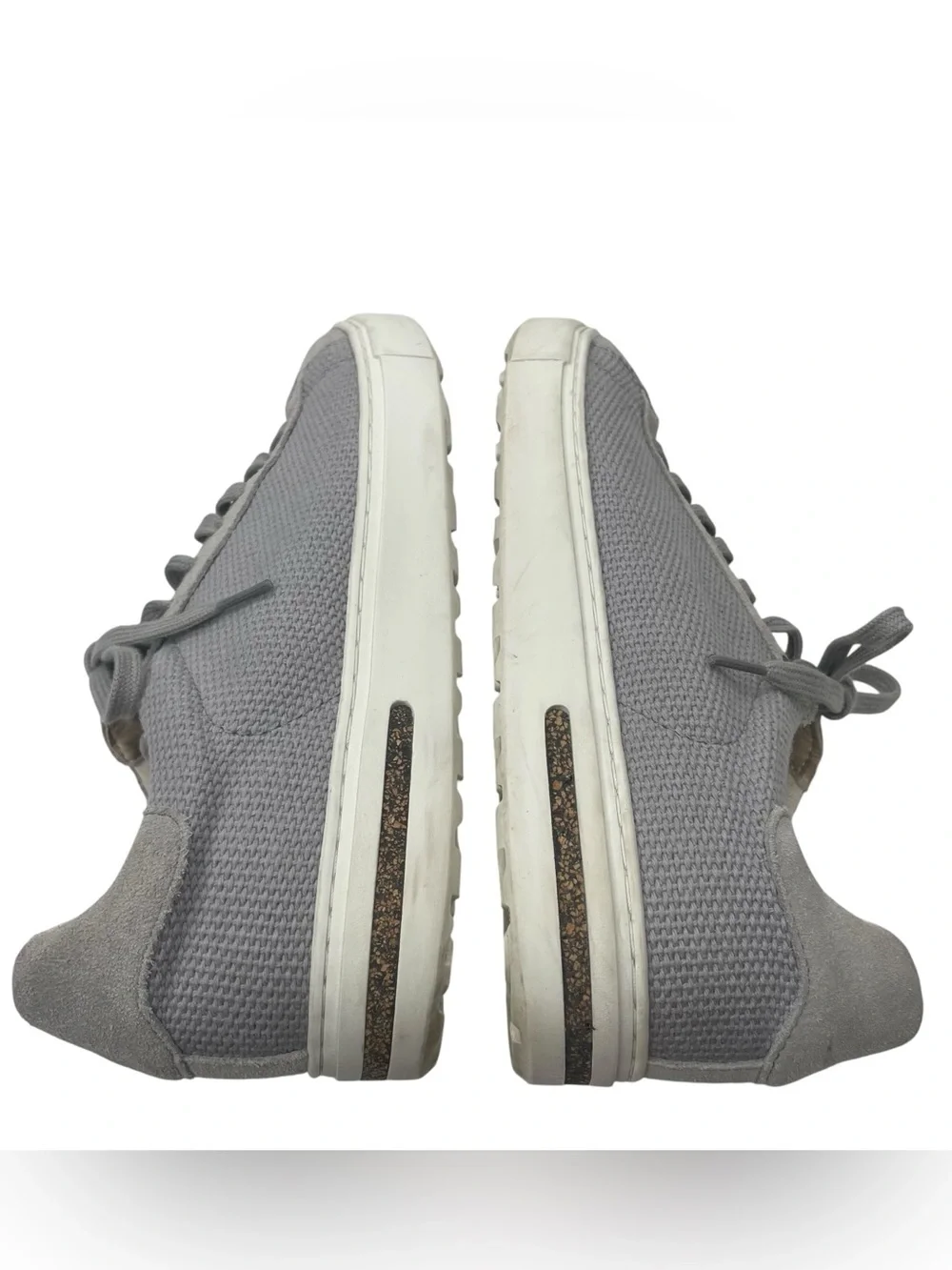 Birkenstock Bend Low Canvas Whale Gray Sneakers Size 37 Women’s 6 Narrow Medium